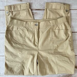 Chico's Beige Cropped Ankle Pants